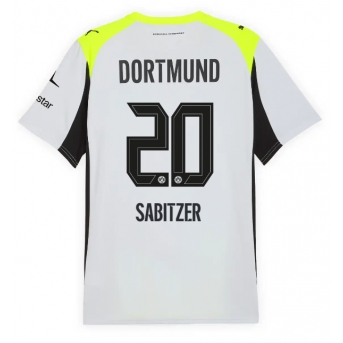 Billige Fotballdrakt Borussia Dortmund Marcel Sabitzer #20 Replika Bortedrakt 2025-26 Kortermet